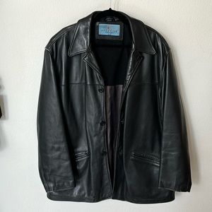 Kenneth Cole Reaction Men’s L Leather Jacket